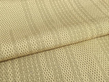 平和屋着物●本塩沢 110亀甲 変わり縞 正絹 逸品 AAAZ7555zg