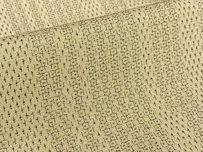 平和屋着物●本塩沢 110亀甲 変わり縞 正絹 逸品 AAAZ7555zg