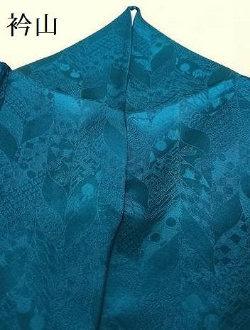 平和屋着物●上質な色無地　草花地紋　褐返色　正絹　逸品　AAAZ7562zg