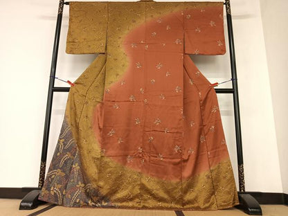 平和屋着物●訪問着 藤花房 暈し染め 正絹 逸品 未使用 AAAZ7564zg