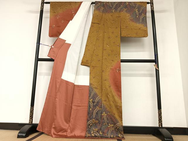 平和屋着物●訪問着 藤花房 暈し染め 正絹 逸品 未使用 AAAZ7564zg