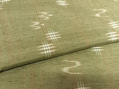 平和屋着物●上質な紬　琉球絣　飛鳥文　正絹　逸品　AAAZ7600zg