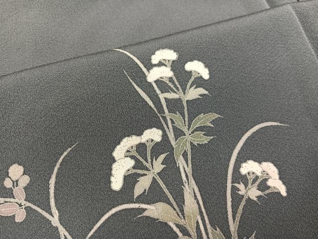平和屋着物●訪問着 友禅 花鳥文 正絹 逸品 AAAZ7665ph