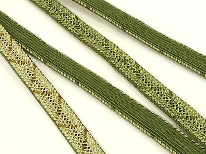 平和屋着物＊夏物 和装小物 帯締め・帯揚げセット レース組 暈し 金糸 逸品 AAAZ7776ay