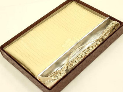 平和屋着物＊夏物 和装小物 帯締め・帯揚げセット レース組 雪輪花地紋 逸品 AAAZ7779ay