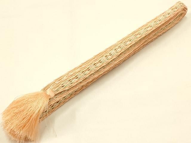 平和屋着物＊夏物 和装小物 帯締め・帯揚げセット レース組 花丸地紋 暈し染め 金糸 丹後ちりめん 逸品 AAAZ7781ay