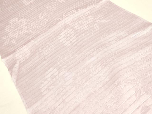 平和屋着物＊夏物 和装小物 帯締め・帯揚げセット レース組 流水花地紋 金糸 撚り房 逸品 AAAZ7782ay