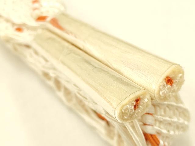 平和屋着物＊夏物 和装小物 帯締め・帯揚げセット レース組 薄に蜻蛉 暈し染め 逸品 AAAZ7785ay