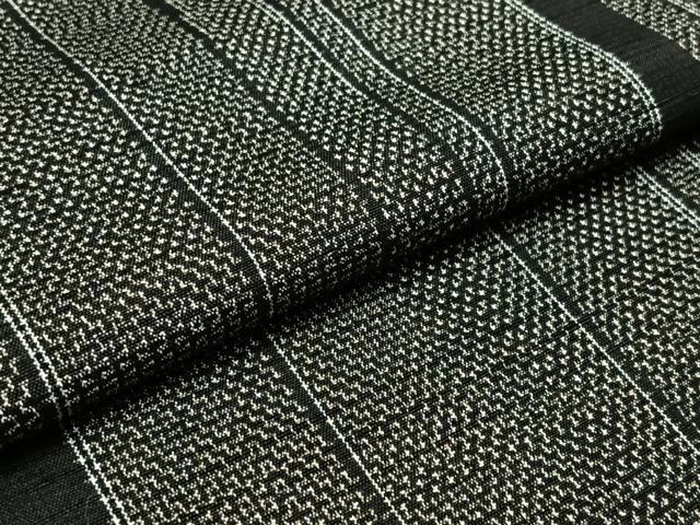 平和屋着物▽本真綿結城紬 単衣 壺垂れ文様 証紙付き 正絹 逸品 AAAZ7809jh