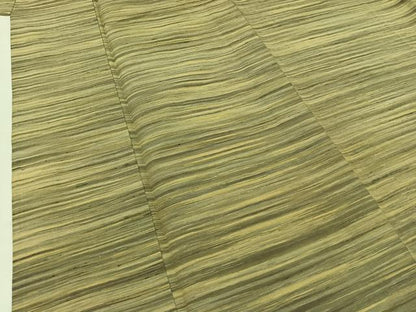 平和屋着物▽上質な紬 単衣 横段文 正絹 逸品 AAAZ7813jh