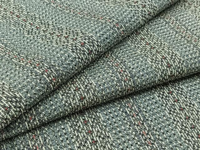 平和屋着物▽本塩沢 単衣 縞 正絹 逸品 AAAZ7821jh