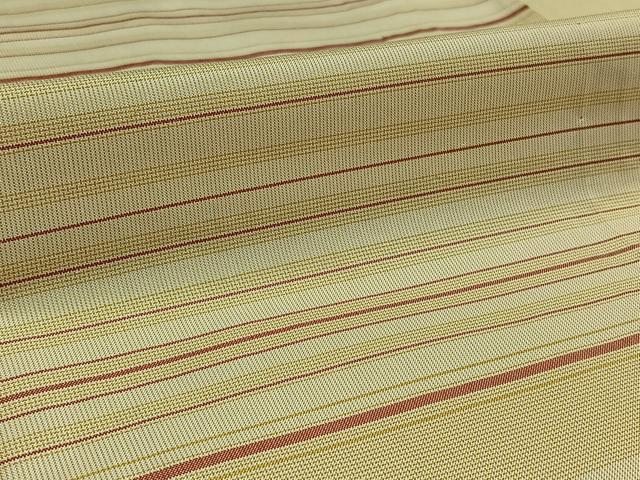 平和屋着物▽本場縞大島紬 単衣 横段文 正絹 逸品 AAAZ7828jh