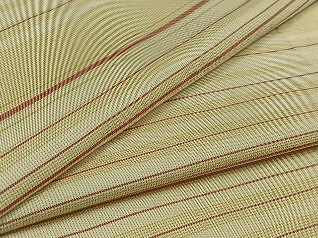 平和屋着物▽本場縞大島紬 単衣 横段文 正絹 逸品 AAAZ7828jh