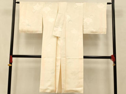 平和屋着物■長襦袢 袷 青海波草花文 暈し染め 正絹 逸品 AAAZ7857fw