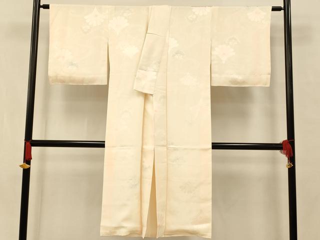 平和屋着物■長襦袢 袷 青海波草花文 暈し染め 正絹 逸品 AAAZ7857fw