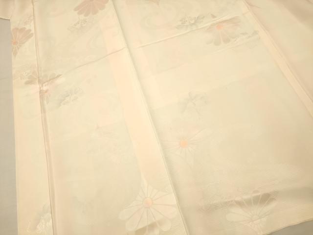 平和屋着物■長襦袢 袷 青海波草花文 暈し染め 正絹 逸品 AAAZ7857fw