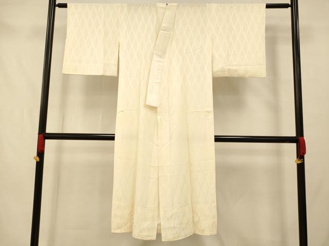 平和屋着物■長襦袢 無双仕立て 立涌地紋 正絹 逸品 AAAZ7917fw