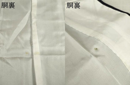 平和屋着物●上質な小紋　紬地　器物文　正絹　逸品　AAAZ8091ck