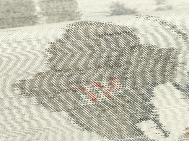 平和屋着物●上質な紬 花蔦草文 やまと誂製 正絹 逸品 AAAZ8093ck
