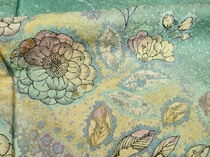平和屋着物●訪問着 作家物 辻が花 絞り 暈し染め 金彩 正絹 逸品 AAAZ8110ck