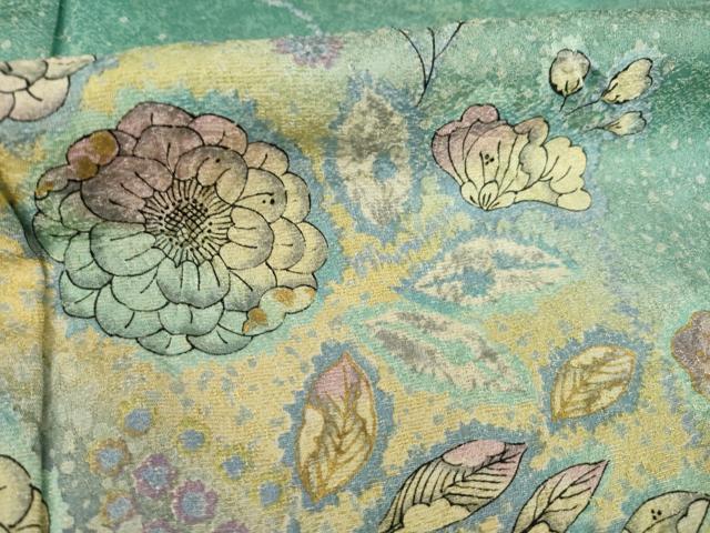 平和屋着物●訪問着 作家物 辻が花 絞り 暈し染め 金彩 正絹 逸品 AAAZ8110ck