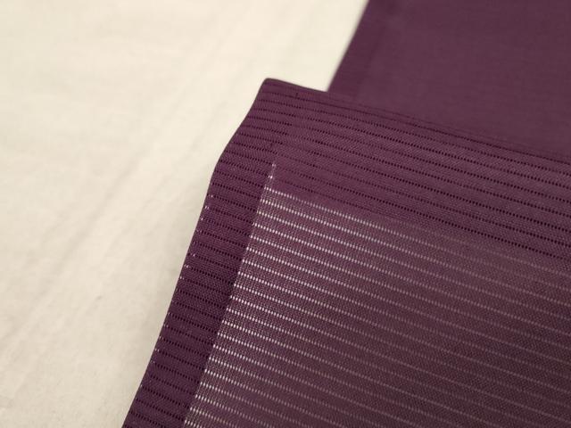平和屋着物＊夏物 色無地 絽 似せ紫色 洗える着物 AAAZ8523jd