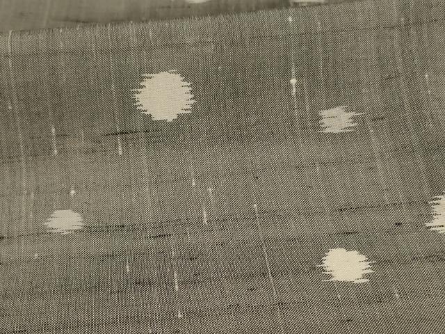 平和屋着物＊夏物 紗紬 丸文 正絹 逸品 AAAZ8539jd