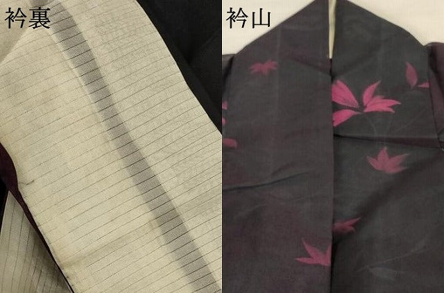 平和屋着物＊夏物 小紋 紗 草花文 正絹 逸品 AAAZ8542jd