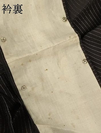 平和屋着物＊夏物 小紋 紗 横段文 銀糸 正絹 逸品 AAAZ8555jd