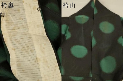 平和屋着物＊夏物 小紋 紗 丸文 正絹 逸品 AAAZ8559jd