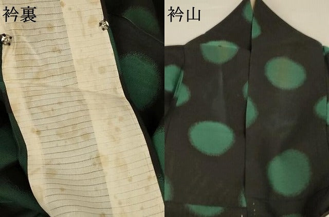 平和屋着物＊夏物 小紋 紗 丸文 正絹 逸品 AAAZ8559jd