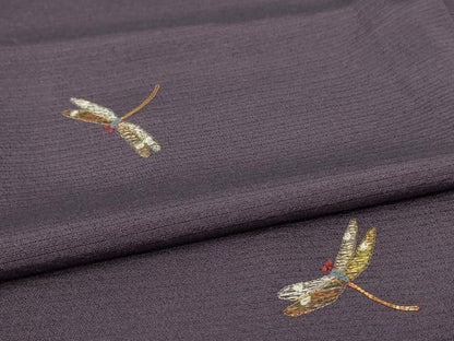 平和屋着物＊夏物　色留訪問着　絽　駒刺繍　勝虫　正絹　逸品　未使用　AAAZ8570jd