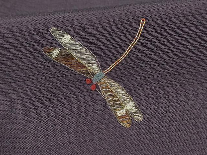 平和屋着物＊夏物　色留訪問着　絽　駒刺繍　勝虫　正絹　逸品　未使用　AAAZ8570jd