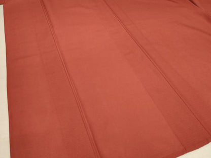 平和屋着物＊夏物 色無地 絽 紅鳶色 洗える着物 AAAZ8578jd