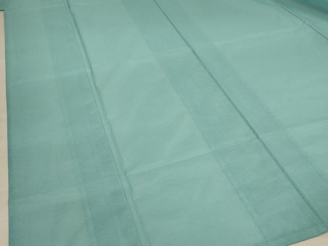 平和屋着物＊夏物 色無地 絽 青磁色 洗える着物 AAAZ8580jd