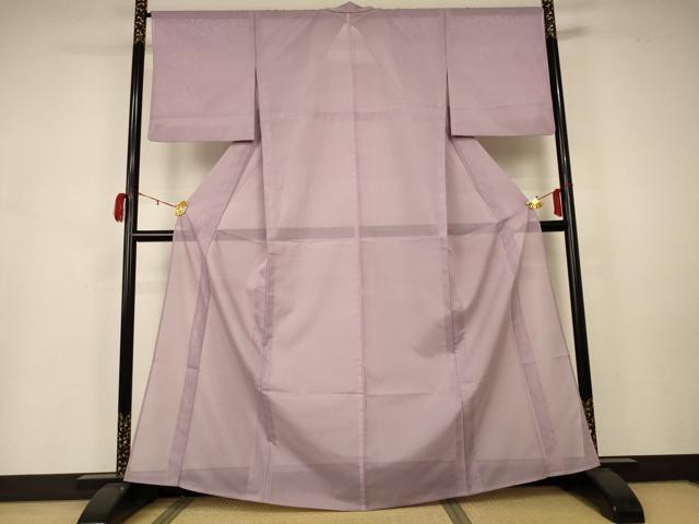 平和屋着物＊夏物 色無地 絽 薄柿色 洗える着物 AAAZ8590jd