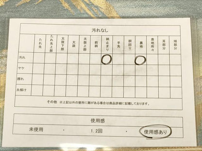 平和屋着物◎六通柄袋帯　風景文　金銀糸　正絹　逸品　AAAZ8692dt
