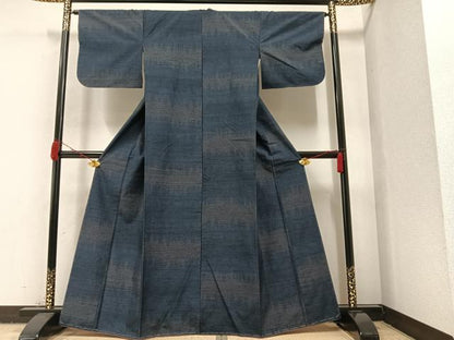 平和屋着物●上質な紬 霞文 正絹 逸品 未使用 AAAZ8875ph