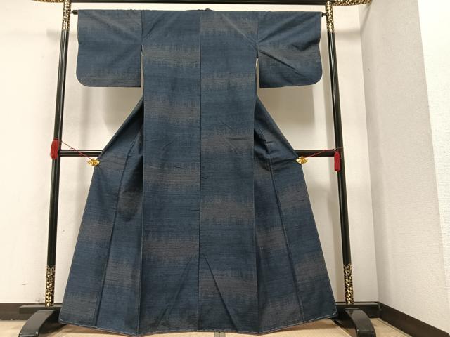平和屋着物●上質な紬 霞文 正絹 逸品 未使用 AAAZ8875ph