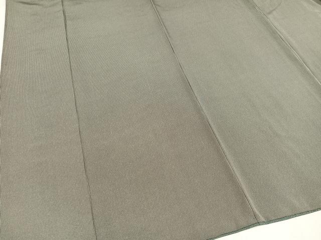 平和屋着物●江戸小紋　万筋　憲法色×砂色　正絹　逸品　AAAZ8894ph