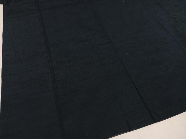 平和屋着物●男性　紬　アンサンブル　色無地　褐返し色　正絹　逸品　AAAZ8902ph