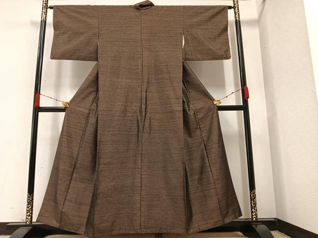 平和屋着物●本場大島紬 霞文 正絹 逸品 AAAZ8909ph