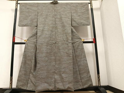 平和屋着物●本場大島紬 一元絣 霞文 正絹 逸品 AAAZ8912ph