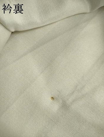 平和屋着物●結城紬 80亀甲 唐草文 黒地 正絹 逸品 AAAZ8924ck