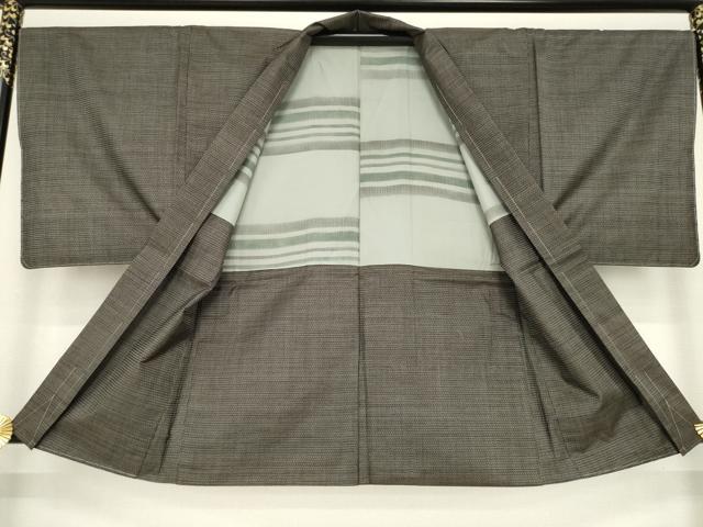 平和屋着物●男性 本場大島紬 アンサンブル 100亀甲 総詰め 正絹 逸品 未使用 AAAZ8928ck