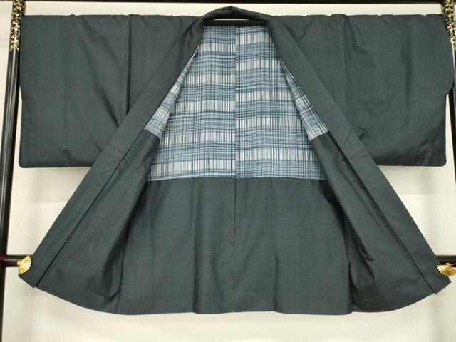 平和屋着物●男性 本場大島紬 アンサンブル 100亀甲 総詰め 正絹 逸品 AAAZ8942ck