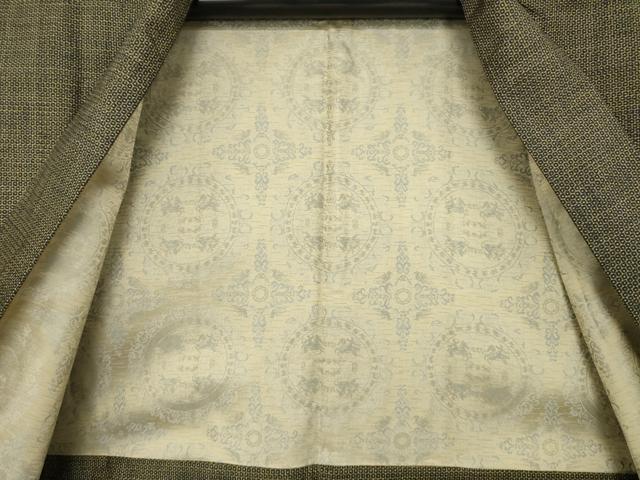 平和屋着物●男性 本場大島紬 アンサンブル 100亀甲 総詰め 中川織物特製 証紙付き 正絹 逸品 AAAZ8949ck
