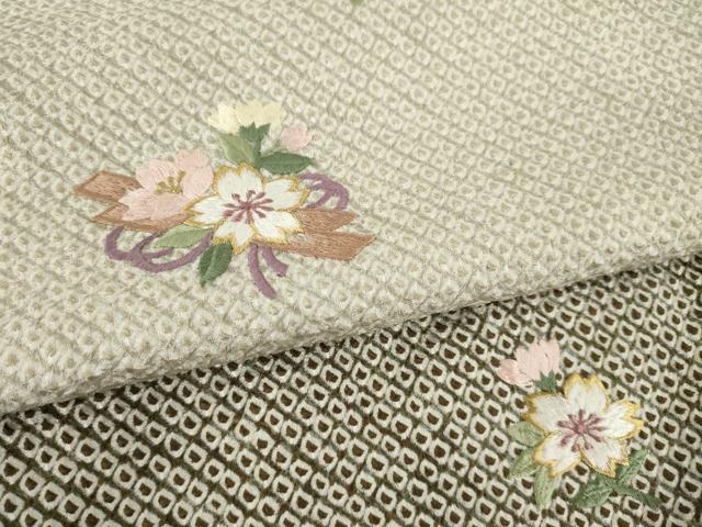 平和屋着物●訪問着 総絞り 総刺繍 花筏文 暈し染め 金糸 正絹 逸品 AAAZ8951ck