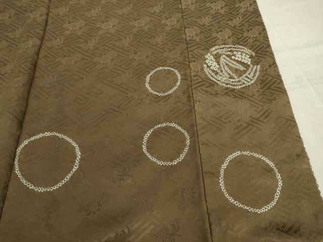 平和屋着物●訪問着 総絞り 総刺繍 花筏文 暈し染め 金糸 正絹 逸品 AAAZ8951ck