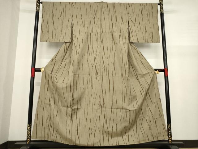 平和屋着物●上質な小紋 竜巻絞り やまと金ラベル 正絹 逸品 AAAZ8957ck